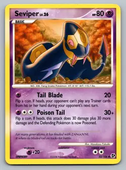 Pokemon TCG Great Encounters Seviper 52/106 - Image 1