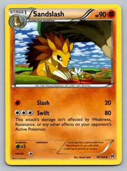 Pokemon TCG XY - BREAKthrough Sandslash 76/162 - Image 1