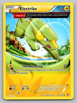 Pokemon TCG XY - Primal Clash Electrike (Omega) 60/160 - Image 1