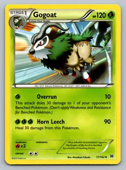 Pokemon TCG XY - BREAKthrough Gogoat 17/162 - Image 1