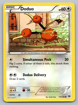 Pokemon TCG XY - BREAKthrough Doduo (115) 115/162 - Image 1