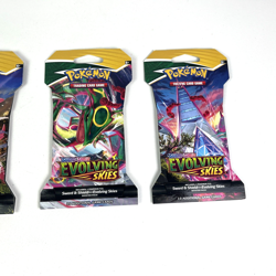 Pokemon Evolving Skies New Sealed Sleeved Blister Booster x4 Packs Full Art Set - Image 3