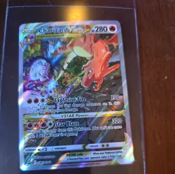 Charizard V Star SWSH262 Black Star Promo Card(Pokemon TCG Sword & Shield) - Image 1