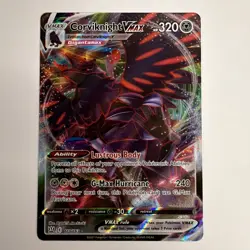 Corviknight VMAX 320HP Pokemon Card G-Max Hurricane Ability - Image 2
