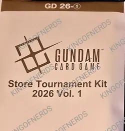 Gundam Trading Card Game - 2026 Store Tournament Kit KIT-Vol 1 ENGLISH - Image 2