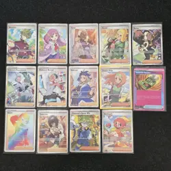 Pokemon Trainer Cards Lot Of 13 - Image 1