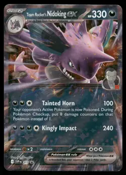 Team Rocket's Nidoking ex Promo SV: Scarlet & Violet Promo Cards 217 NM - Image 1