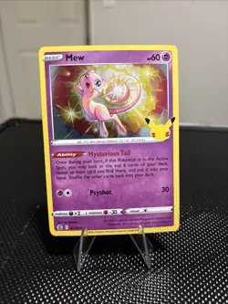 Pokemon TCG Mew Celebrations Holo Rare Card 011/025 Near Mint/Mint Condition - Image 1