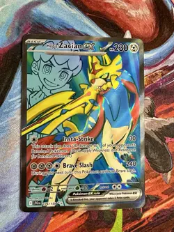 Hop's Zacian ex 176/159 Sv09: Journey Together Holo Pokemon Card - Image 1