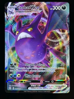 Crobat Vmax 045/072 Shining Fates- Ultra Rare Full Art Pokemon Card *NM* - Image 1