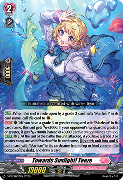 Cardfight Vanguard D Promo Cards: Towards Sunlight! Teeze (D-PR/1032EN0 NM - Image 1