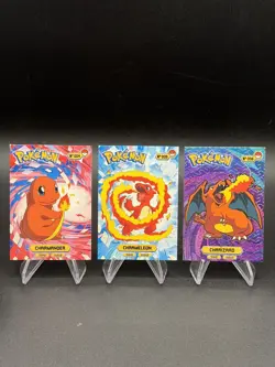 Charmander Charmeleon Charizard Pokemon Attack Cards Top 2025 Peru US Seller - Image 1