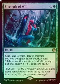 1 x Strength of Will - Foil - Marvel's Spider-Man - LP - MTG - Image 1