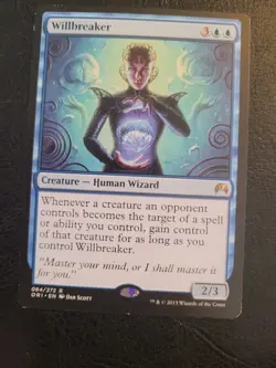 MTG Willbreaker Magic Origins English ORI #064 Blue Rare Human Wizard LP - Image 1