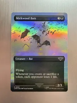 Mirkwood Bats - 421 - MTG: Lord of the Rings - Borderless - Common - FOIL - Image 1