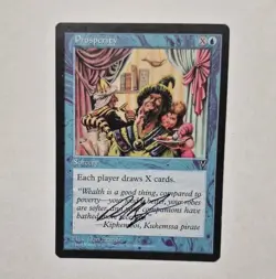 UNPLAYED SIGNED NM MTG Magic Prosperity Visions DAN FRAZIER EDH CUBE MOX - Image 1
