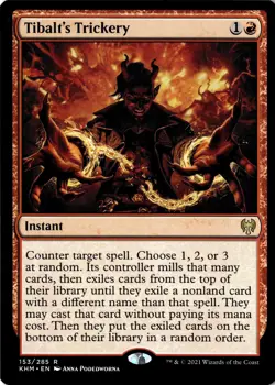 Tibalt's Trickery R Kaldheim 153 NM - Image 1