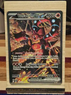 Pokemon Volcanion ex 182/159 Journey Together Special Illustration Rare SIR - Image 1