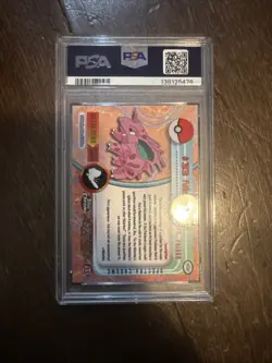 2000 TOPPS CHROME POKEMON T.V. SPECTRA #33 NIDORINO PSA 10 - Image 3