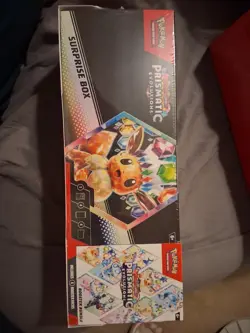 Pokemon TCG Scarlet and Violet Prismatic Evolutions Surprise Box/booster Bundle - Image 1