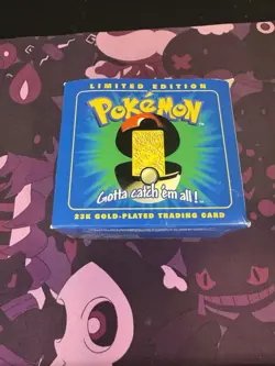 TOGEPI Burger King Pokemon 23K Gold Plated Card Sealed New 1999 Vintage Rare - Image 2