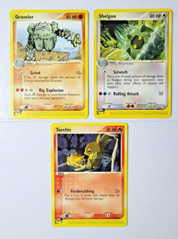 *NM* - EX Dragon - 2003 WOTC - Vintage Pokemon Cards Lot (3): Graveler, Shelgon - Image 1