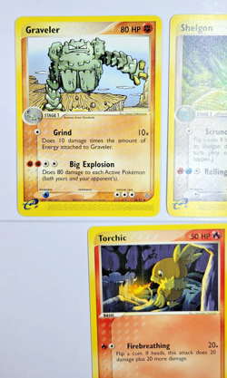 *NM* - EX Dragon - 2003 WOTC - Vintage Pokemon Cards Lot (3): Graveler, Shelgon - Image 3