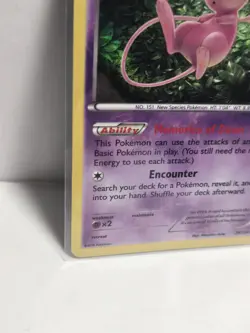 *HOLO RARE BASIC* Mew 29/124 Fates Collide Holo 50HP Psychic Pokemon TCG - Image 4
