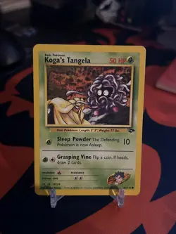 Koga's Tangela 81/132 Gym Challenge Regular Pokemon Tcg LP - Image 1