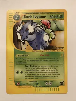 Dark Ivysaur Best Promo 6 Winner Stamp - Near Mint - Pokemon Trading Card Game - Image 1