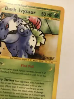 Dark Ivysaur Best Promo 6 Winner Stamp - Near Mint - Pokemon Trading Card Game - Image 2