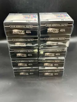 Lot of (10) Pokemon TCG Evolving Skies Elite Trainer Box ETB Sealed - Image 4