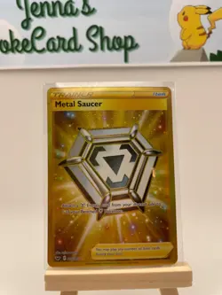 Metal Saucer (214/202) - Sword & Shield Base Set - Pokemon TCG - NM - Image 1