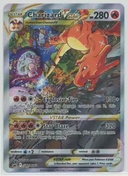 Charizard VSTAR 2022 Pokemon SWSH Premium Collection Black Star Promo #SWSH262 - Image 1