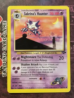Sabrina’s Haunter - Pokemon Gym Challenge 55/132 - Uncommon - Unlimited - VLP - Image 1