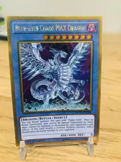 Yu-Gi-Oh! Blue-Eyes Chaos MAX Dragon MVP1-ENG04 Gold Rare 1st Edition NM/LP - Image 1