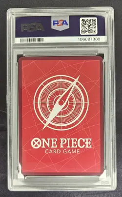 One Piece TCG Rob Lucci OP07-079 Leader Alternate Art PSA 10 - Image 2