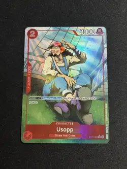 Usopp Parallel ST21-008 - One Piece Starter Deck EX: Gear 5 NM Near-Mint Foil - Image 1