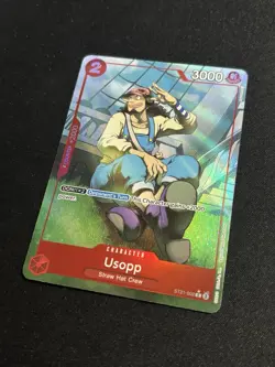 Usopp Parallel ST21-008 - One Piece Starter Deck EX: Gear 5 NM Near-Mint Foil - Image 2