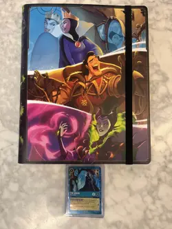 Disney Lorcana TCG Costco Set - The First Chapter Villains Binder & Promo Card - Image 1