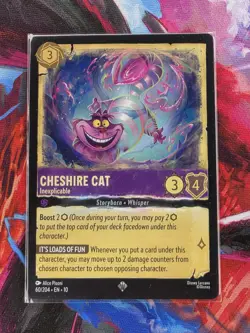Disney Lorcana Cheshire Cat: Inexplicable 60/204 Whispers in the Well (Set of 4) - Image 1