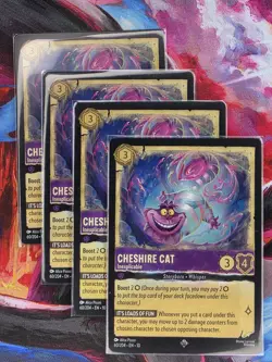 Disney Lorcana Cheshire Cat: Inexplicable 60/204 Whispers in the Well (Set of 4) - Image 2