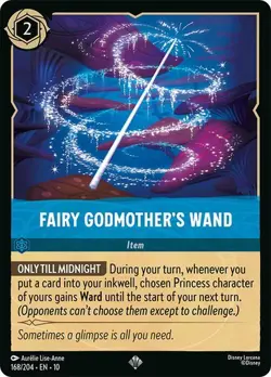 Fairy Godmother's Wand 168/204 Whispers In the Well Non-Foil DISNEY LORCANA - Image 1