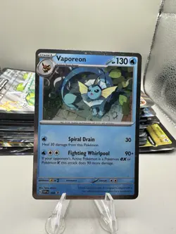 Vaporeon - 168 (Cosmos Holo) 168 Sv: Scarlet & Violet Promo Cards Holo - Image 1