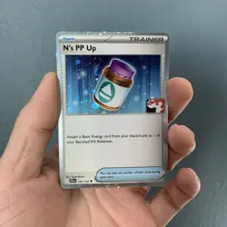 Pokemon N's PP Up 153/159 Prize Pack Series Cards Cosmo Holo Pack Fresh - NM - Image 1