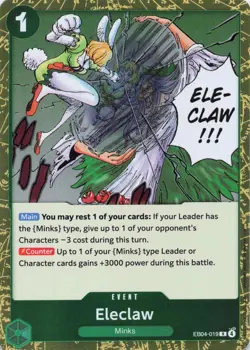 Eleclaw - EB04-019 - The Azure Sea's Seven - ONE PIECE Card - English - Image 1