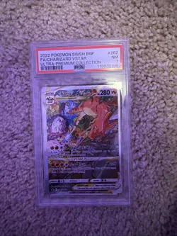 Pokemon TCG Charizard VSTAR Promo SWSH262 NM Premium Collection Single Card - Image 1