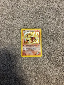 Blaine’s Arcanine Rare Holo Pokemon Card 1/132 Vintage 1995-2000 - Image 1