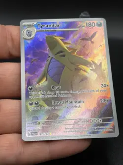 Pokemon TCG Tyranitar Scarlet & Violet Paldea Evolved Card 222/193 Nm Ep3 - Image 2