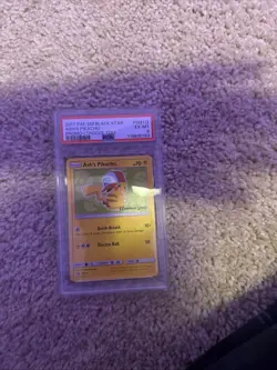 Pokemon TCG Ash's Pikachu SM112 Promo Trading Card - Image 1